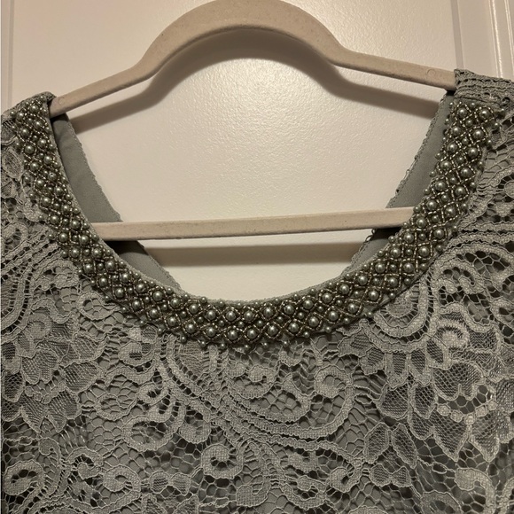 Elegant Lace Overlay Pant Set - Picture 5 of 7